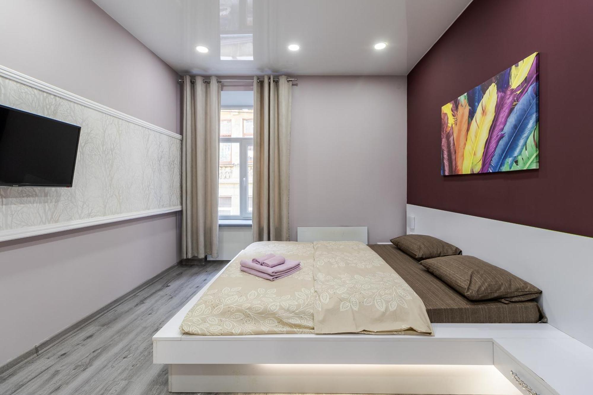 Romantic Panorama Krakivska Street Apartment Lviv